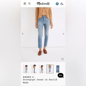 Madewell Stovepipe Jeans